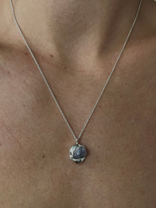 SAFIR, light blue neckalce