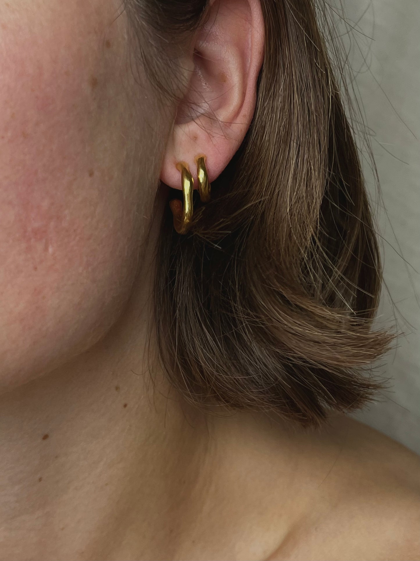 GUS earring, goldplate sale