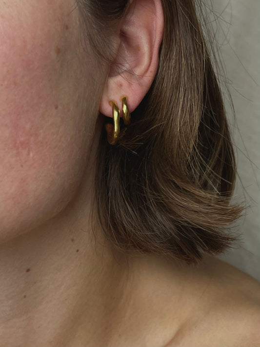 LIV earring, goldplate sale