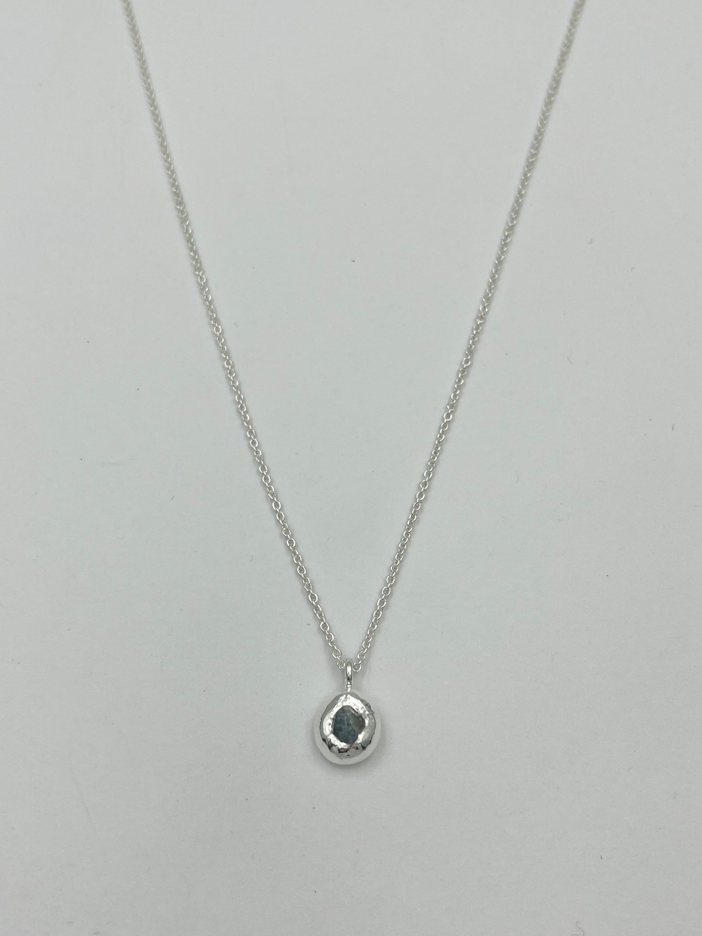 SAFIR, light blue necklace