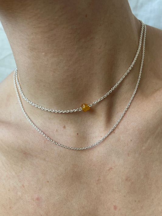 VARM, amber necklace