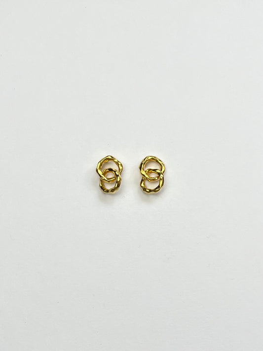 RUSK earring, goldplate sale