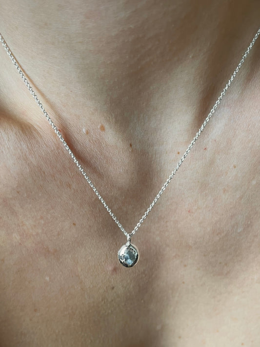 SAFIR, light blue necklace